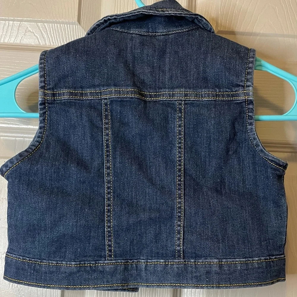 Gymboree Blue Jean Vest Girl‎ Size S (5-6)🌸